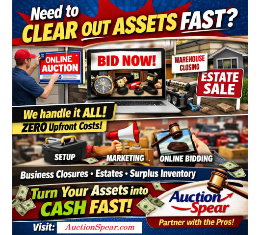 Asset Liquidation Auction Services | Sell Equipment, Inventory & Property Fast Online